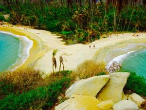 View from the cabanas